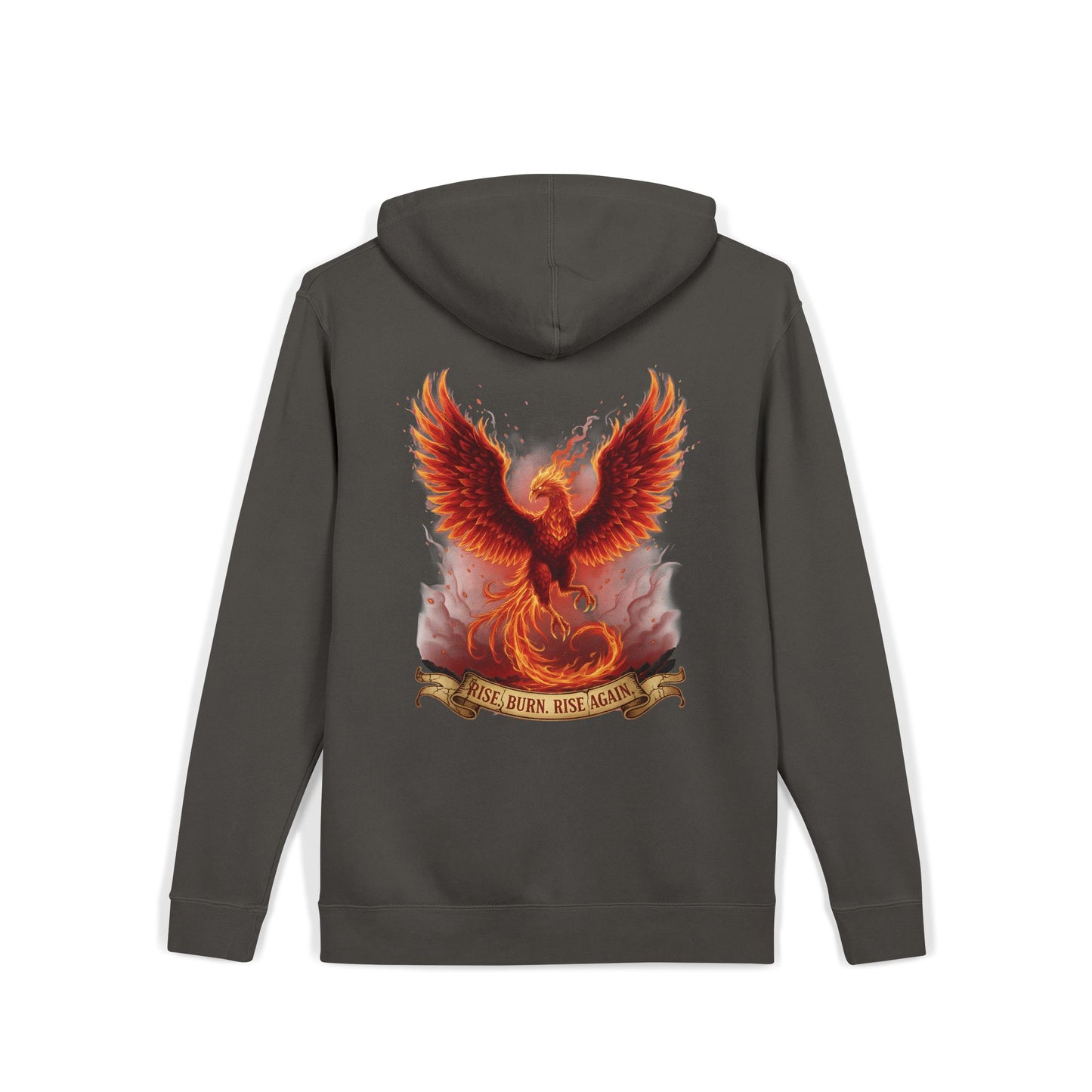 Phoenix Graphic Hoodie — "Rise, Burn, Rise Again"