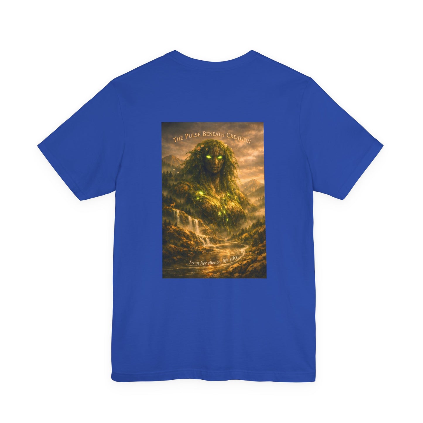 Gaia Primordial Tee — "She Was Here First. She Will Be Here Last."