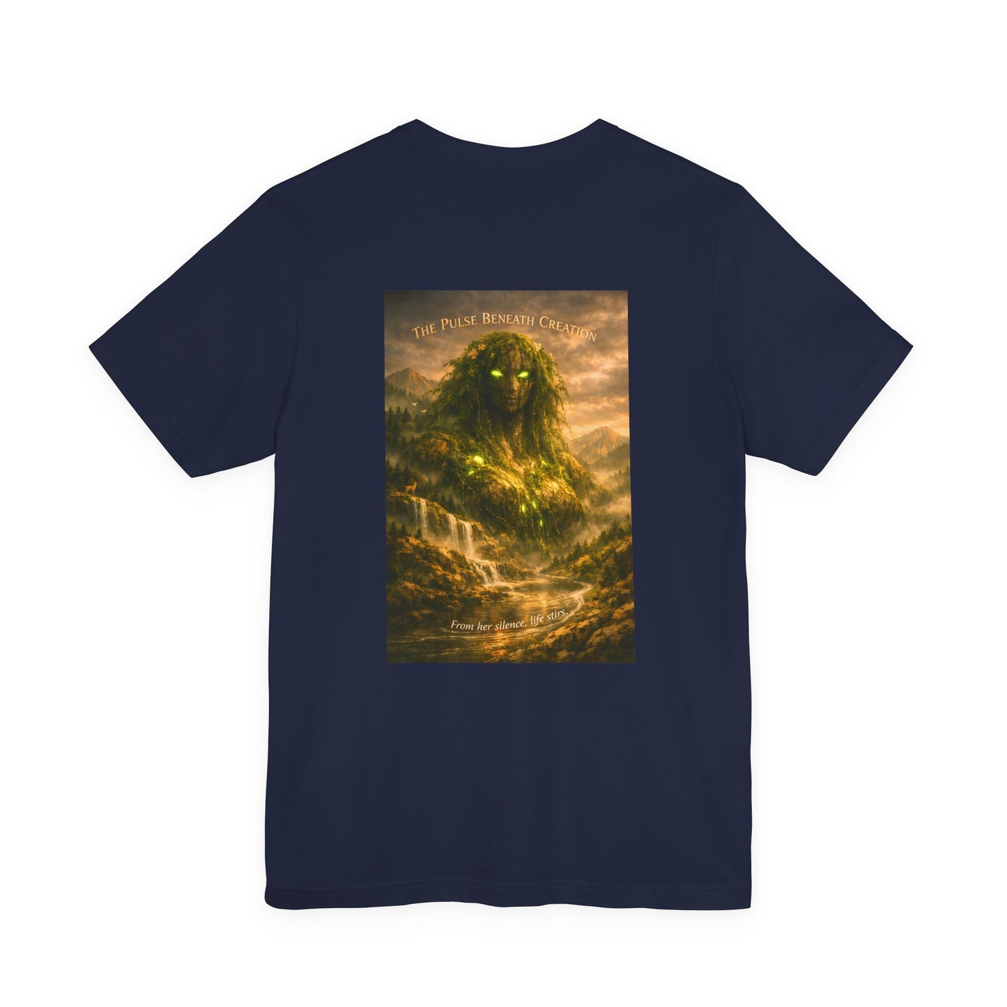 Gaia Primordial Tee — "She Was Here First. She Will Be Here Last."