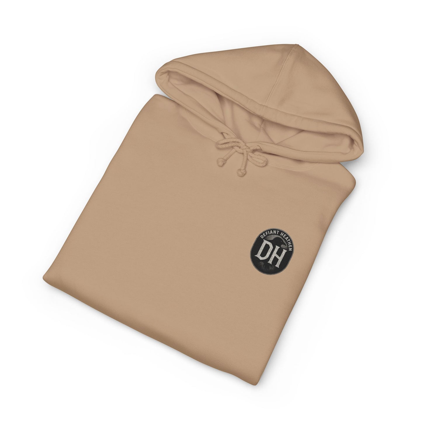 Defiant Heathen Hoodie — "No Masters, No Mercy" Graphic Pullover