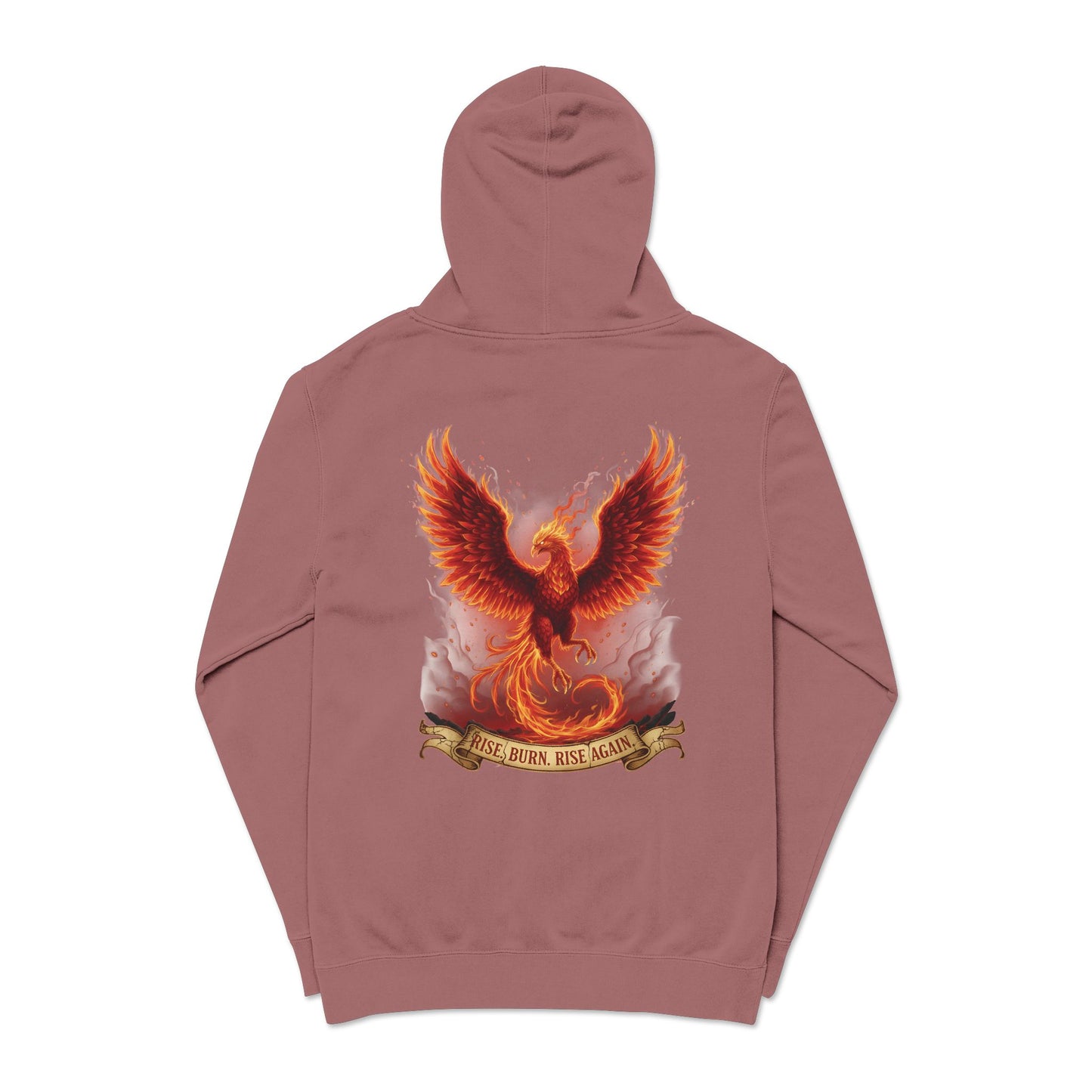 Phoenix Graphic Hoodie — "Rise, Burn, Rise Again"