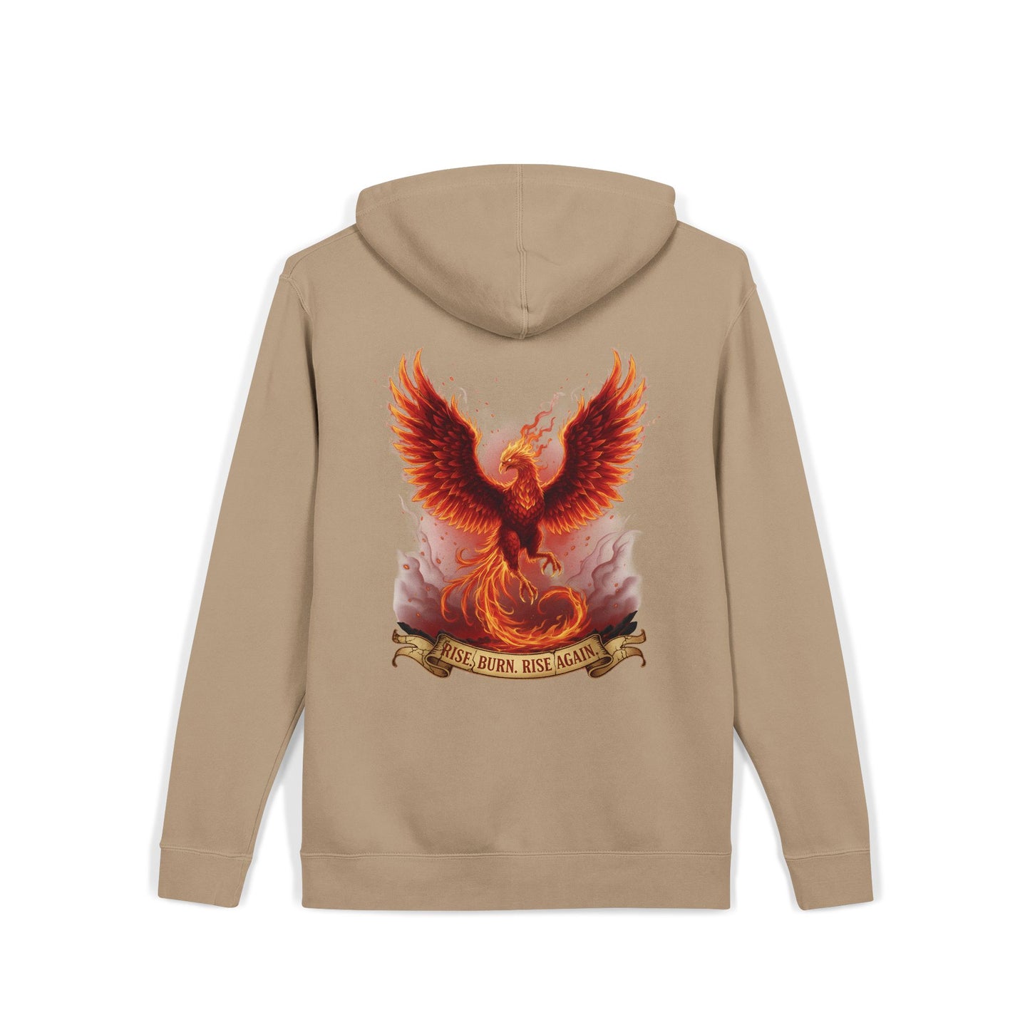 Phoenix Graphic Hoodie — "Rise, Burn, Rise Again"