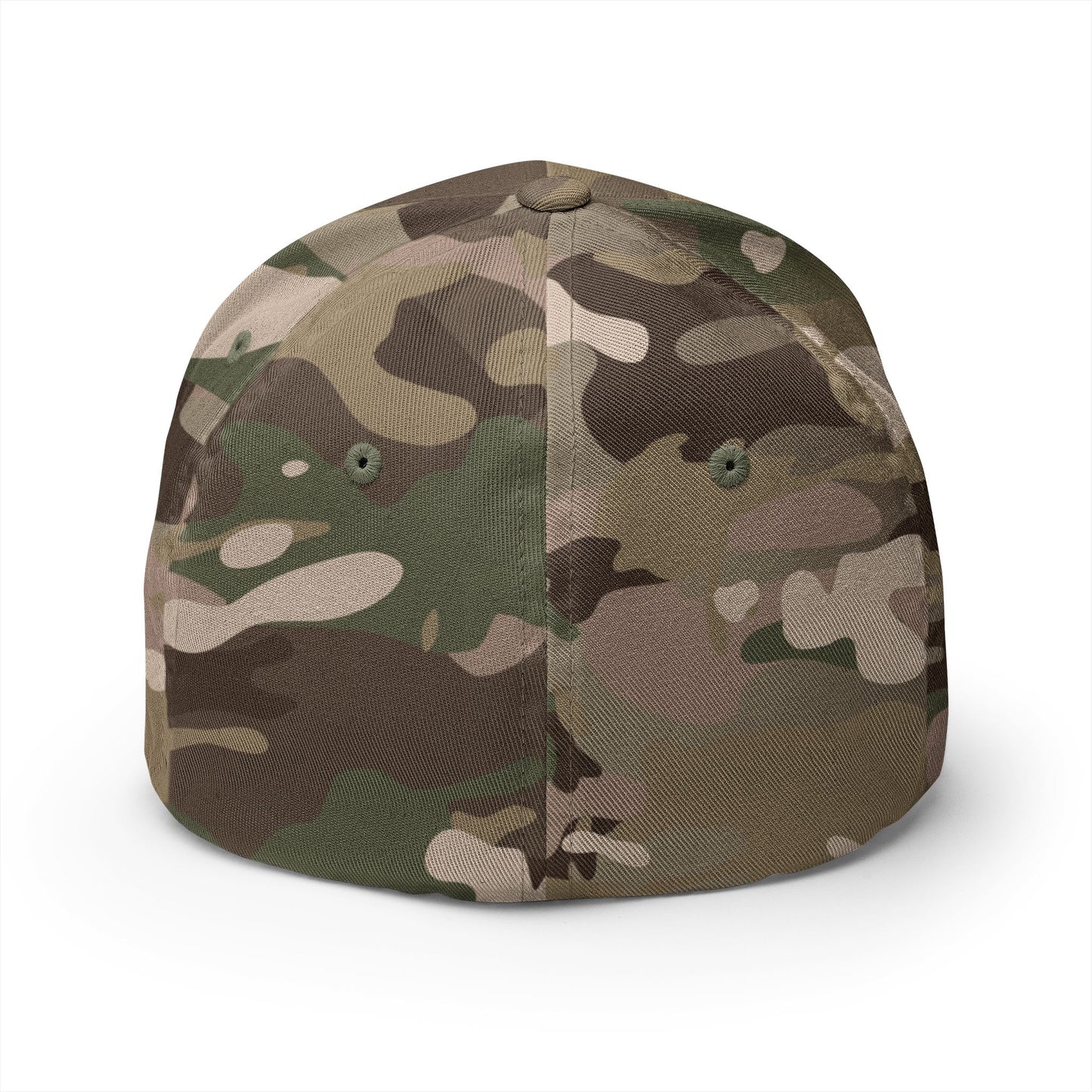 DH Raven Flexfit Cap — Premium Closed‑Back Baseball Hat