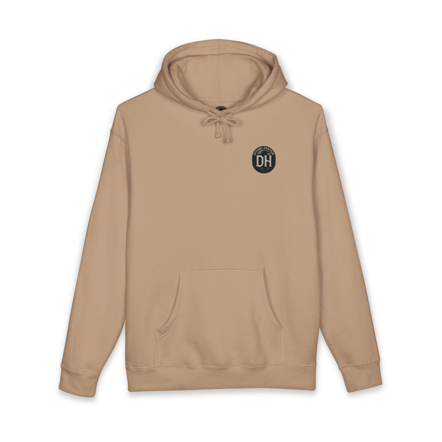 Defiant Heathen Hoodie — "No Masters, No Mercy" Graphic Pullover