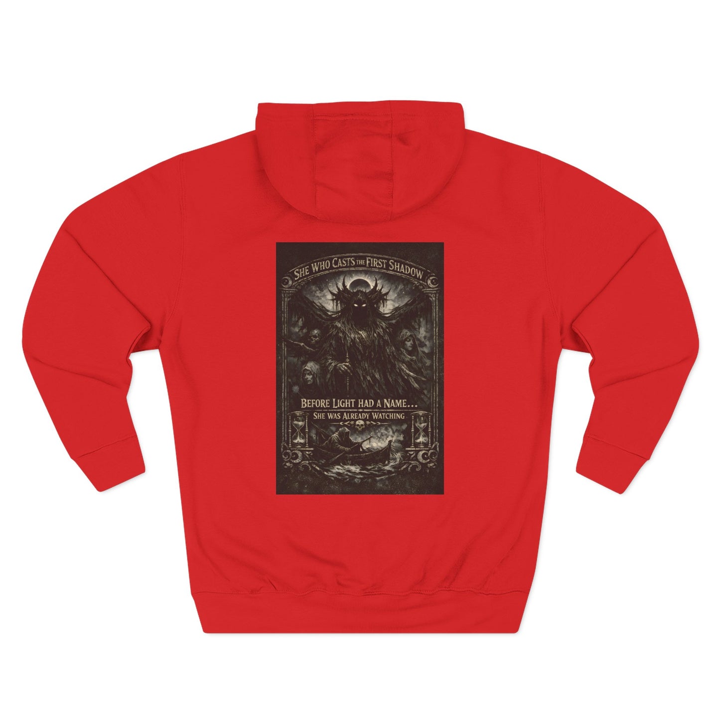 Nyx 'She Who Casts the First Shadow' Fleece Hoodie — Dark Mythology Apparel