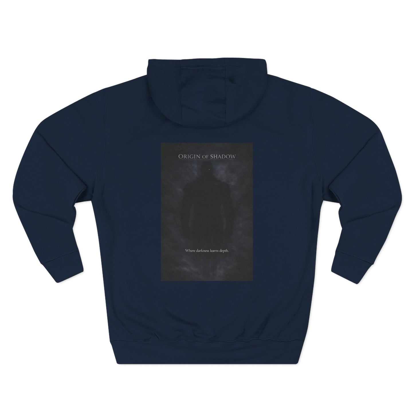 Erebus 'Origin of Shadow' Fleece Hoodie — Primordial Darkness Graphic