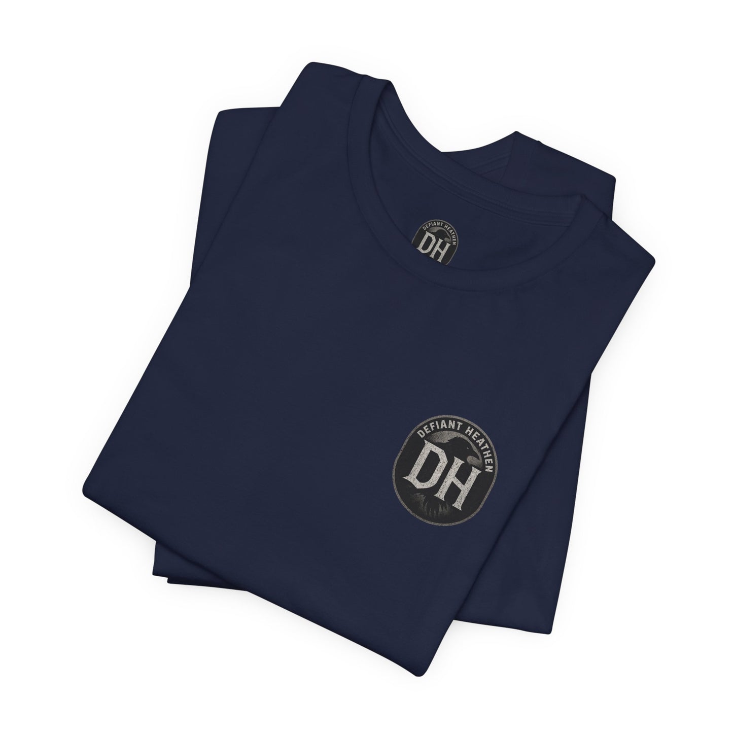 Defiant Heathen Ram Skull Graphic Tee
