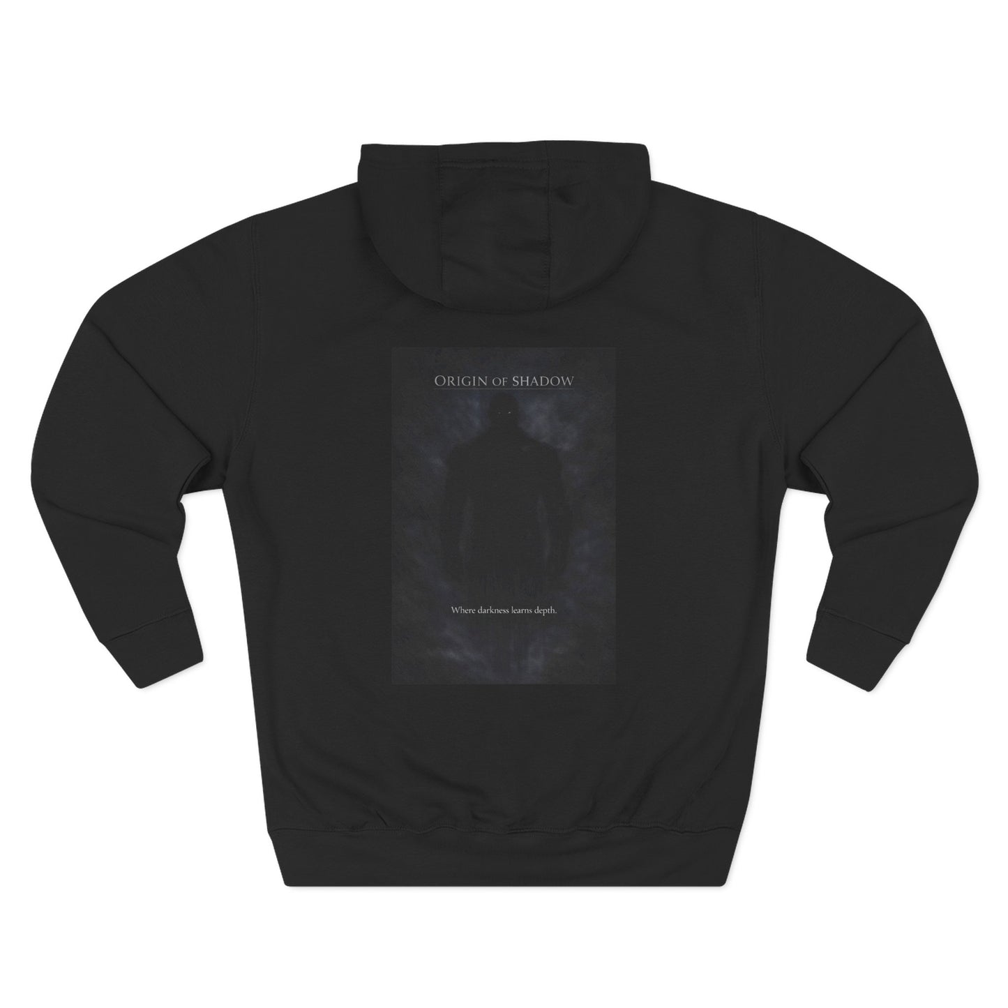 Erebus 'Origin of Shadow' Fleece Hoodie — Primordial Darkness Graphic