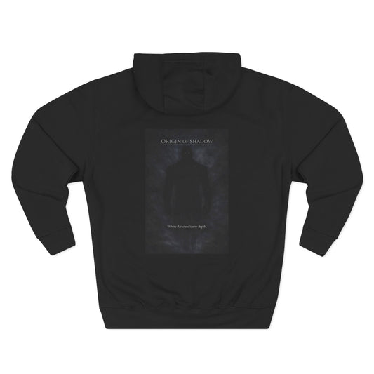 Erebus 'Origin of Shadow' Fleece Hoodie — Primordial Darkness Graphic