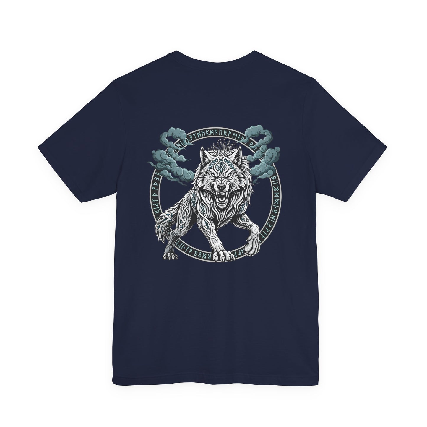 Fenrir Norse Wolf Graphic Tee — Viking Loki Mythology Shirt