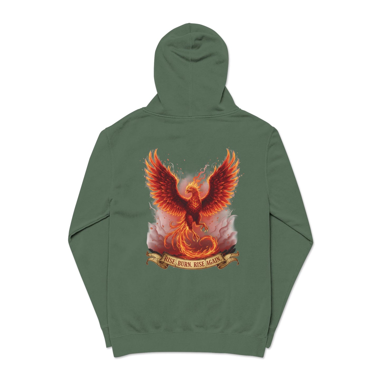 Phoenix Graphic Hoodie — "Rise, Burn, Rise Again"