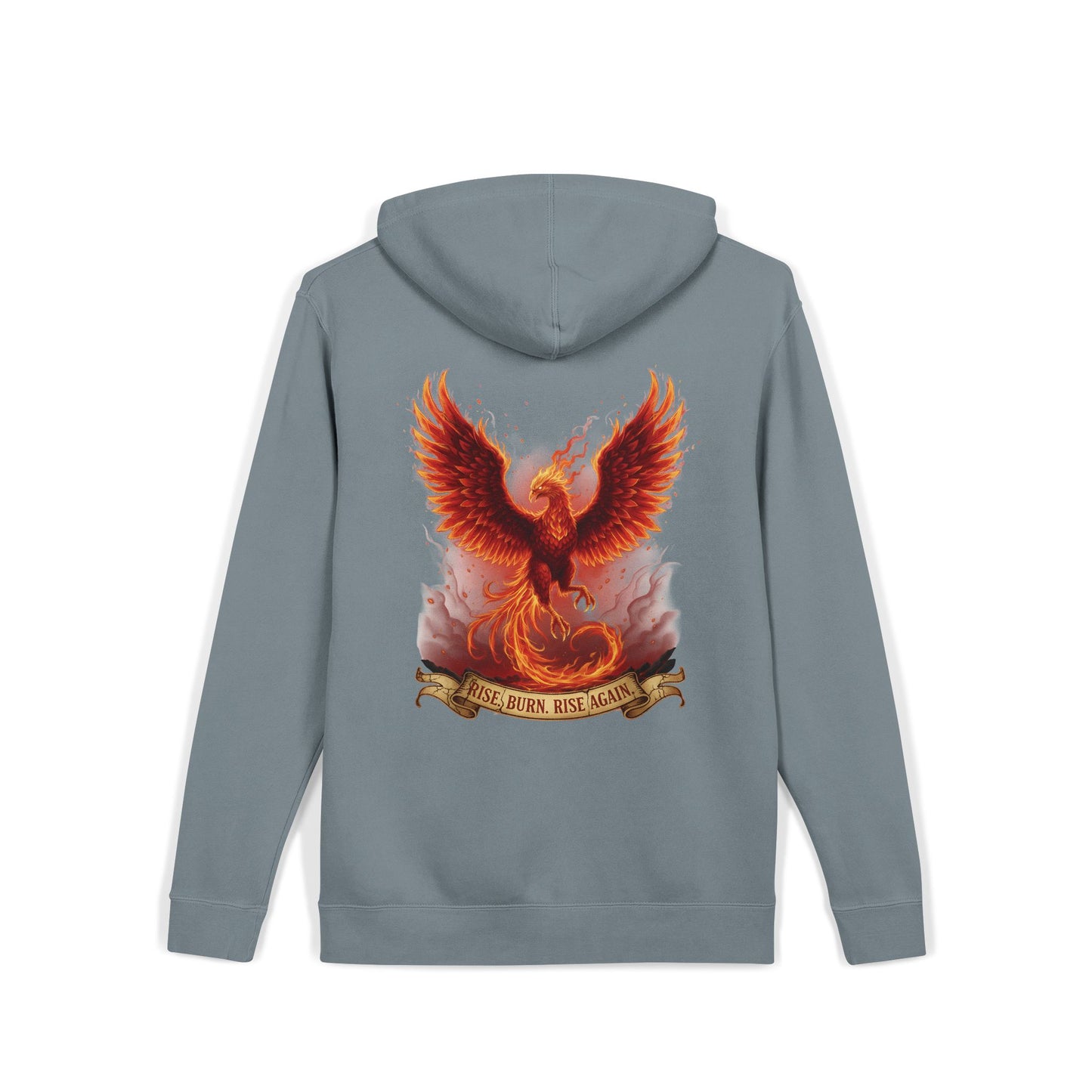 Phoenix Graphic Hoodie — "Rise, Burn, Rise Again"