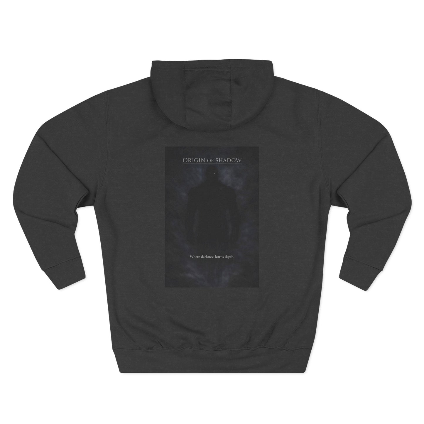 Erebus 'Origin of Shadow' Fleece Hoodie — Primordial Darkness Graphic