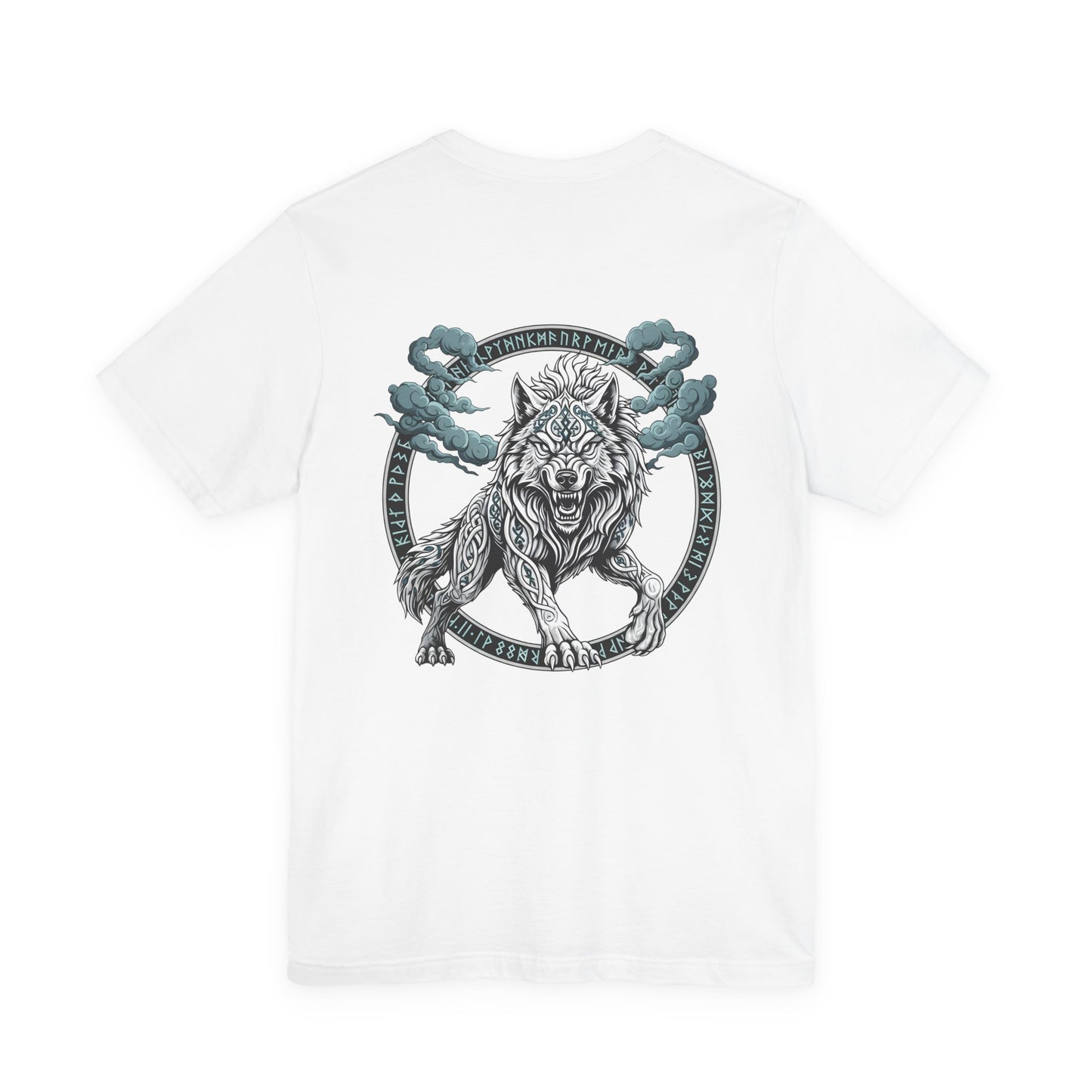 Fenrir Norse Wolf Graphic Tee — Viking Loki Mythology Shirt