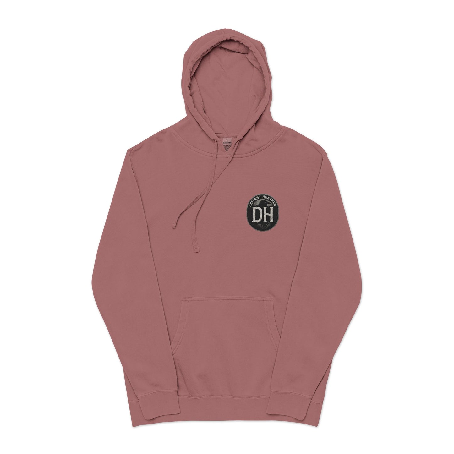Fenrir Norse Wolf Hoodie — "Loki's Son" Rune Logo
