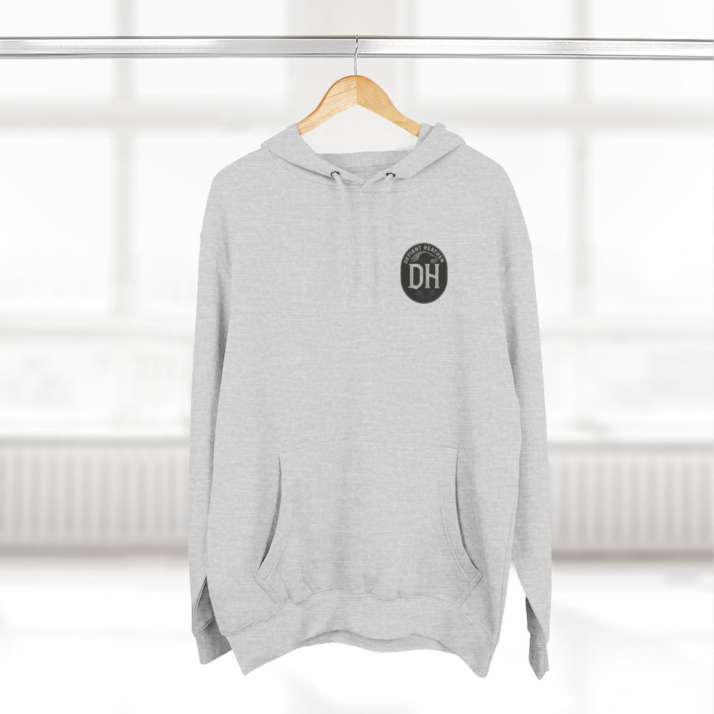 He Who Sweats More Hoodie — Warrior-Inspired Training Fleece Pullover