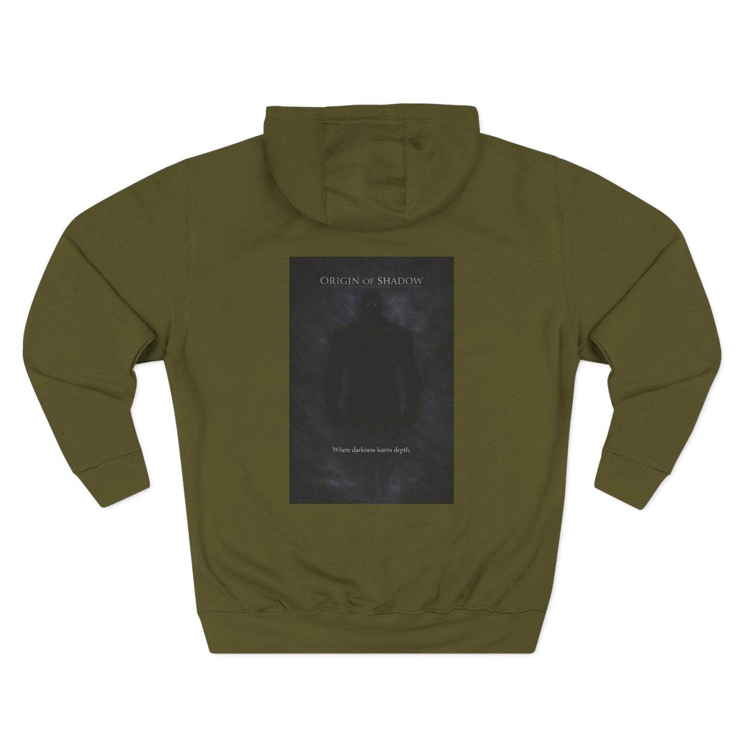 Erebus 'Origin of Shadow' Fleece Hoodie — Primordial Darkness Graphic