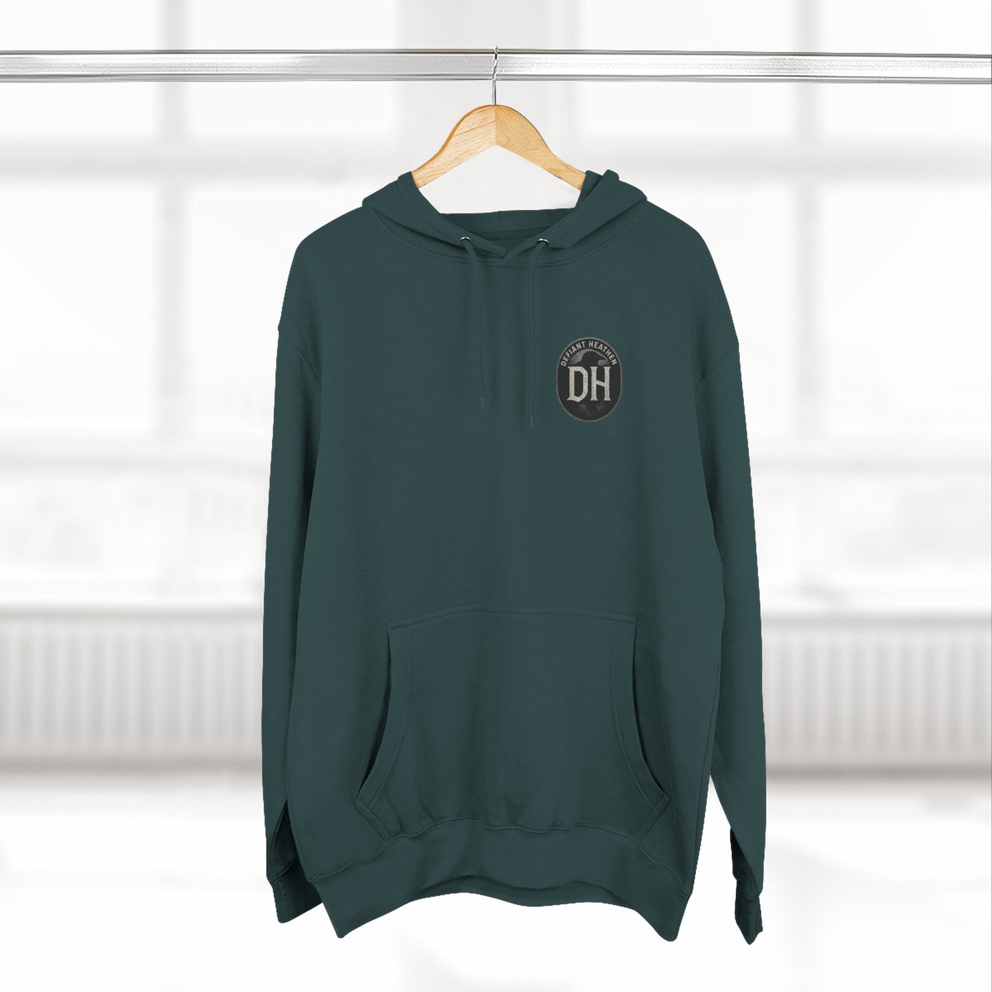 He Who Sweats More Hoodie — Warrior-Inspired Training Fleece Pullover