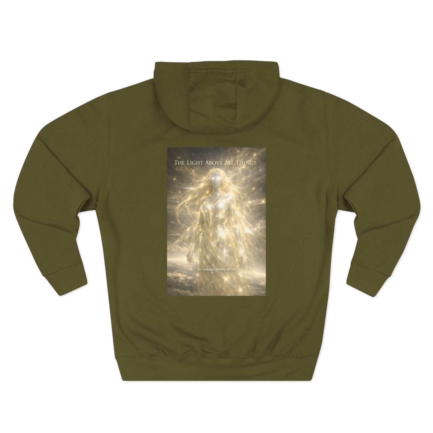 The Light Above All Things Hoodie — Mythic Aether Fleece Pullover