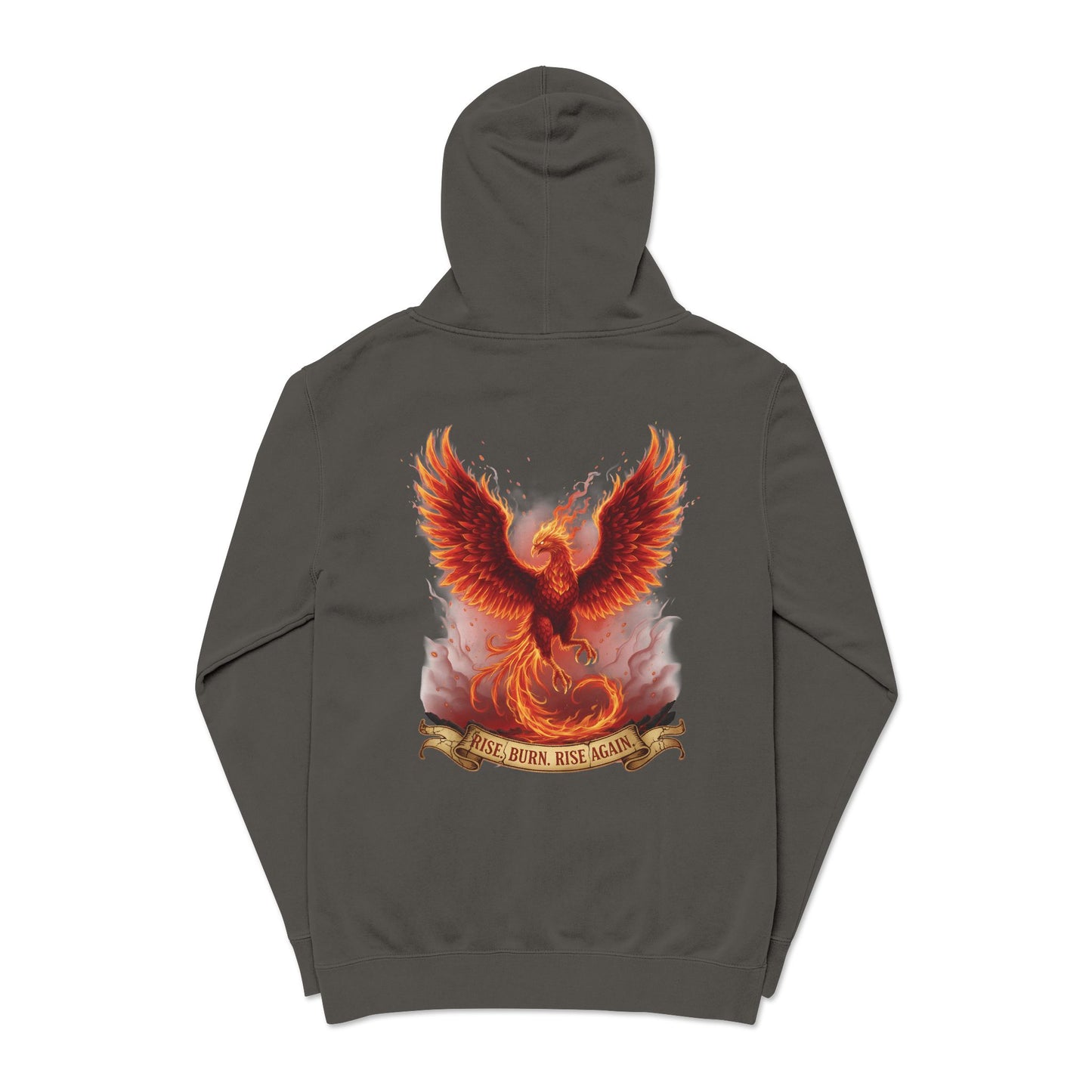Phoenix Graphic Hoodie — "Rise, Burn, Rise Again"