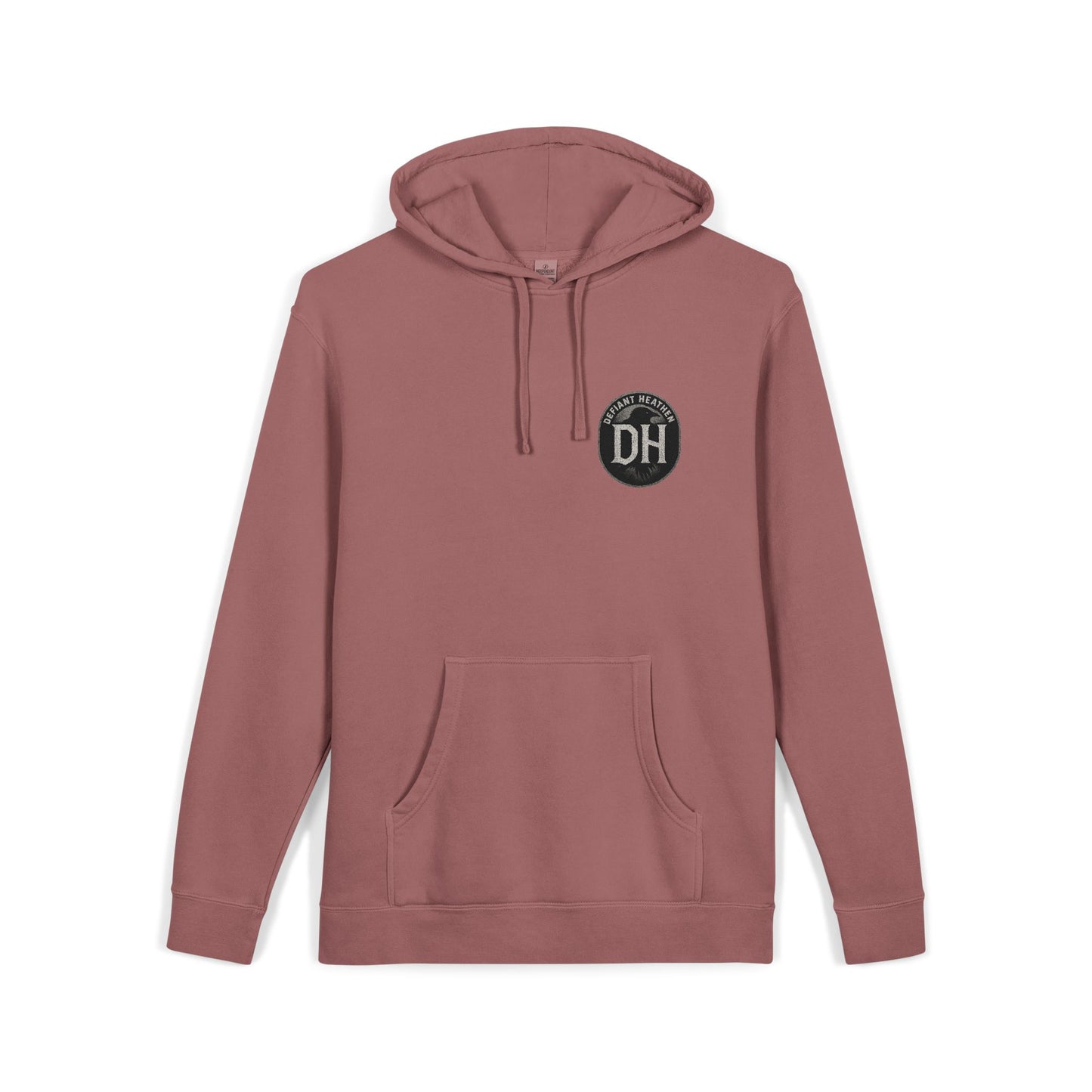 Fenrir Norse Wolf Hoodie — "Loki's Son" Rune Logo