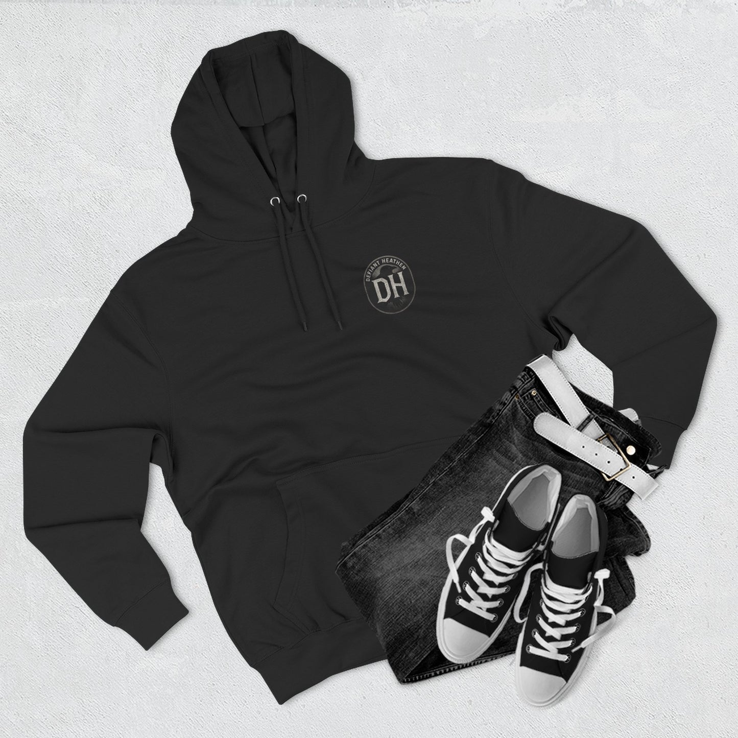 Tartarus Hoodie — 'Even gods end here' Mythic Abyss Fantasy Pullover