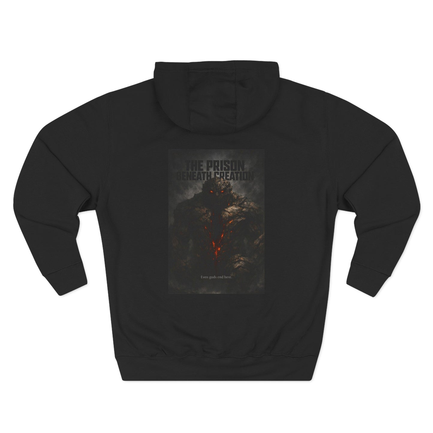Tartarus Hoodie — 'Even gods end here' Mythic Abyss Fantasy Pullover