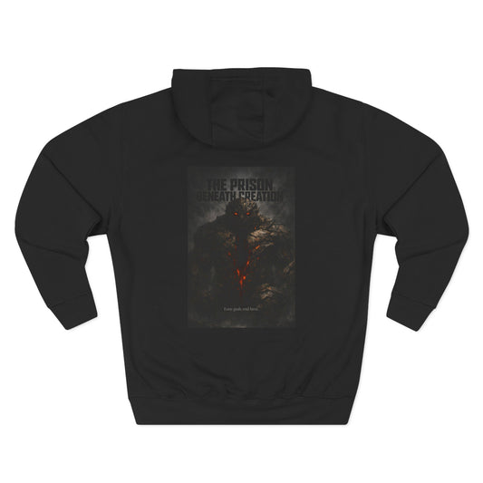 Tartarus Hoodie — 'Even gods end here' Mythic Abyss Fantasy Pullover