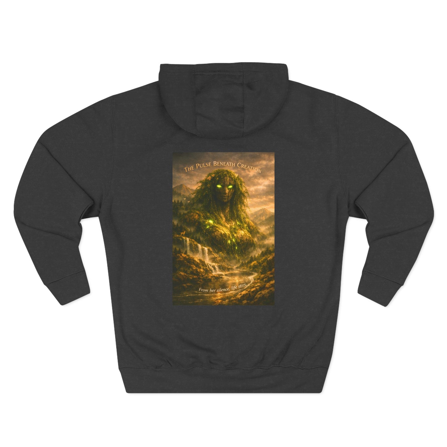 Gaia Primordial Tee — "She Was Here First. She Will Be Here Last."
