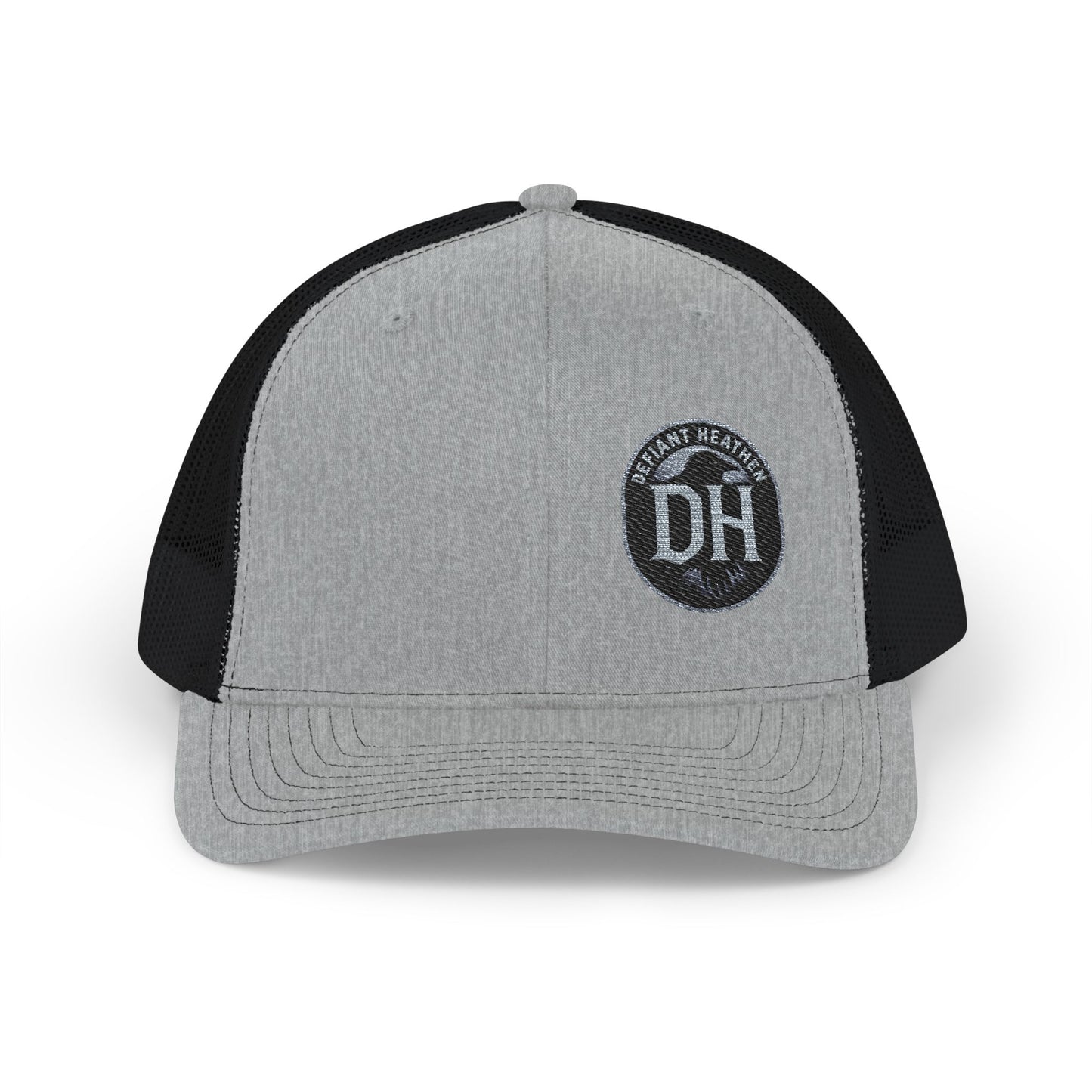 DH Raven Logo Trucker Cap –  Mesh Snapback
