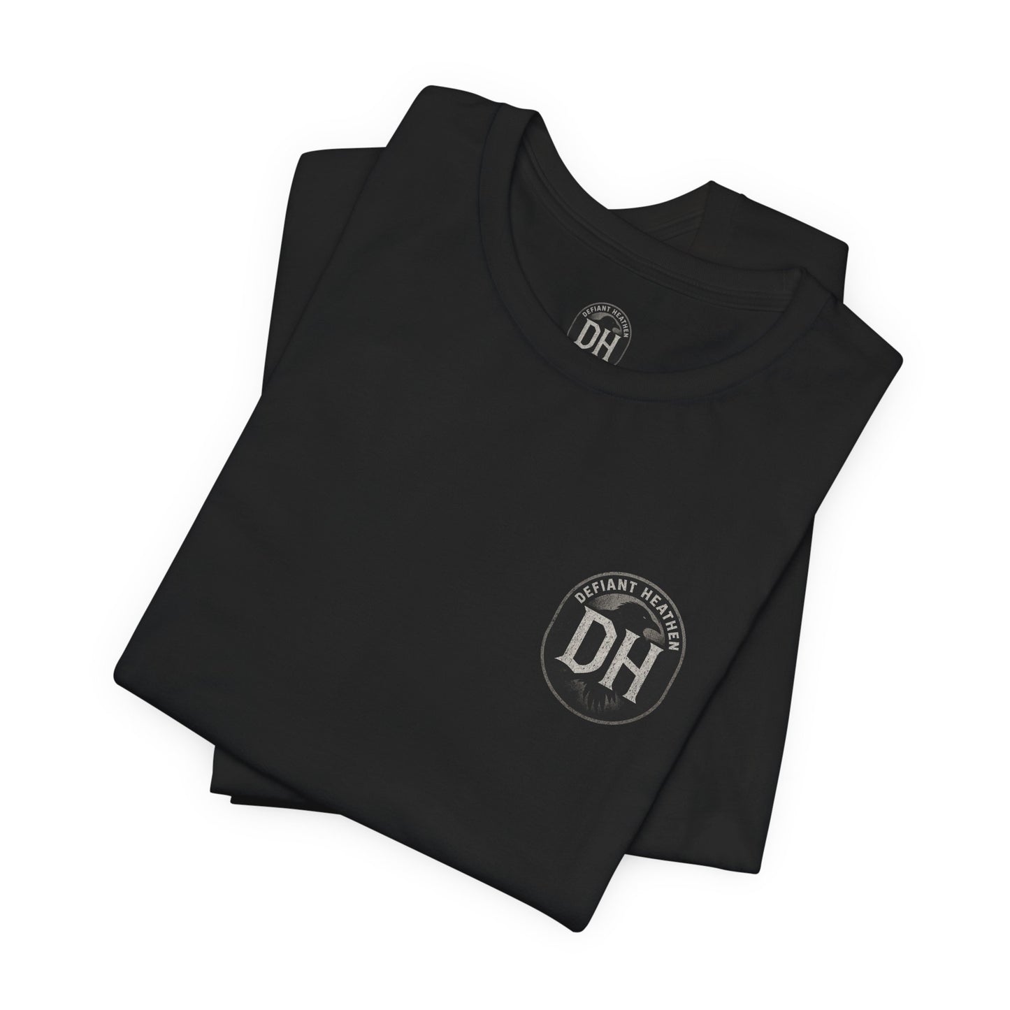 Defiant Heathen Ram Skull Graphic Tee
