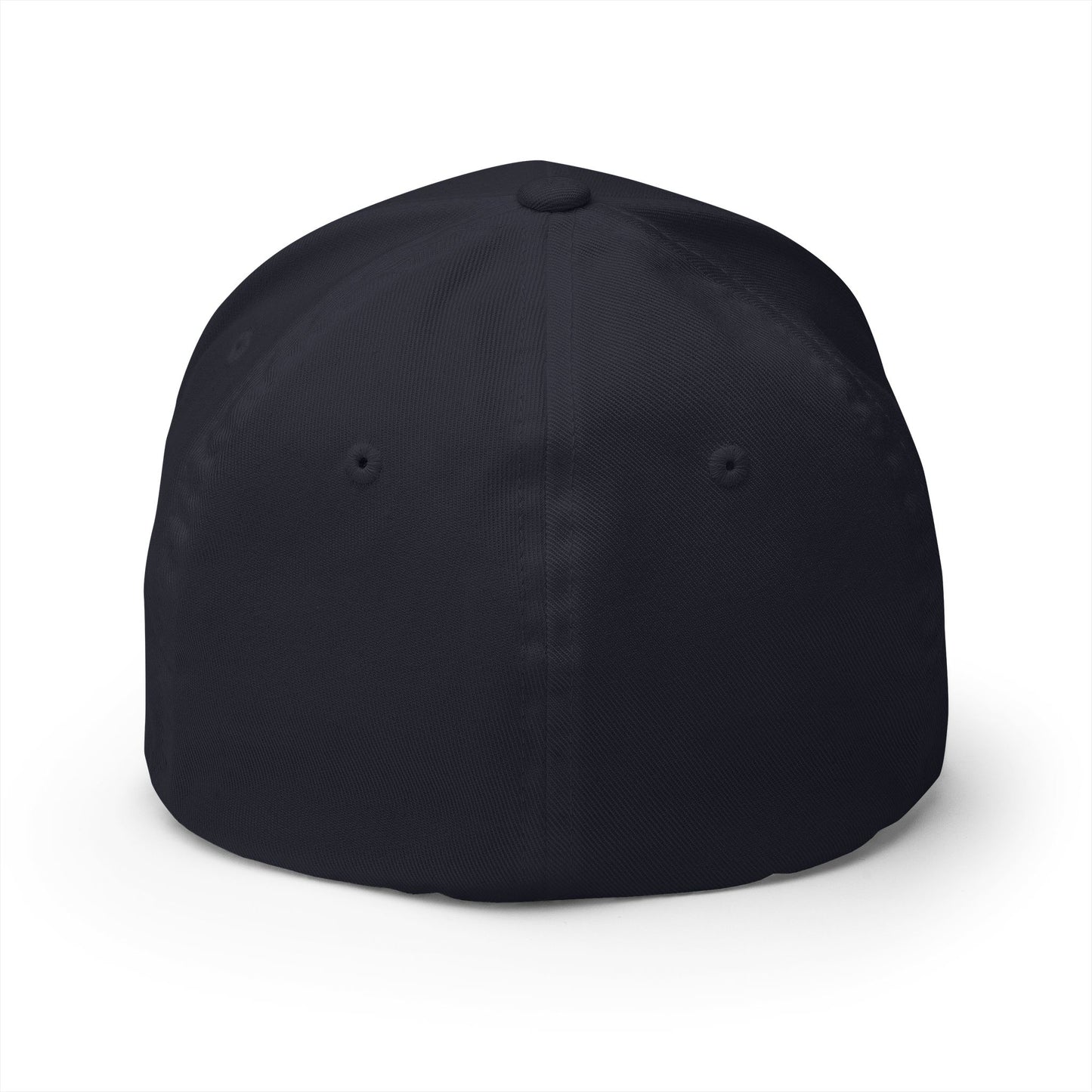 DH Raven Flexfit Cap — Premium Closed‑Back Baseball Hat