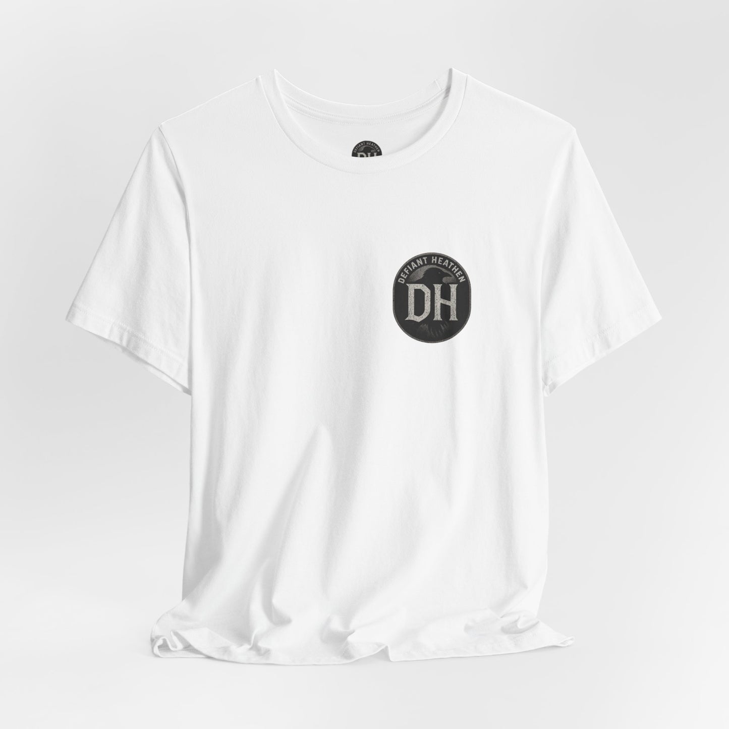 No Masters No Mercy Graphic Tee — Rebellious 'Stay Defiant' Short Sleeve Shirt
