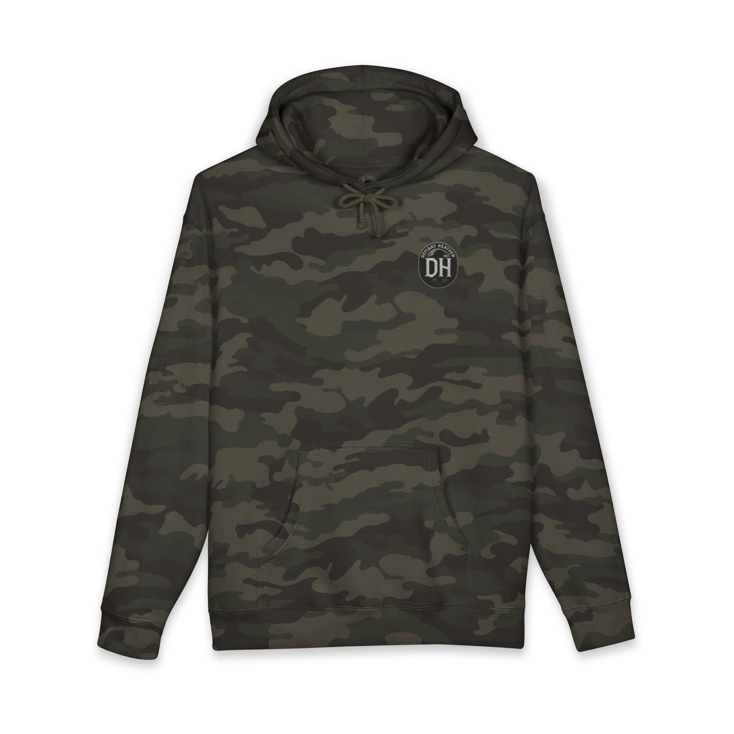 Defiant Heathen Hoodie — "No Masters, No Mercy" Graphic Pullover