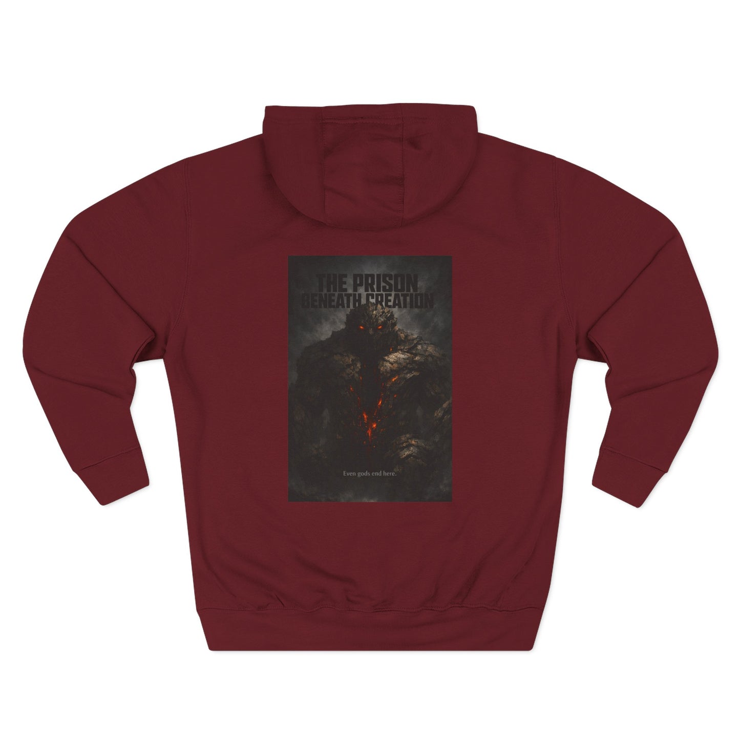 Tartarus Hoodie — 'Even gods end here' Mythic Abyss Fantasy Pullover