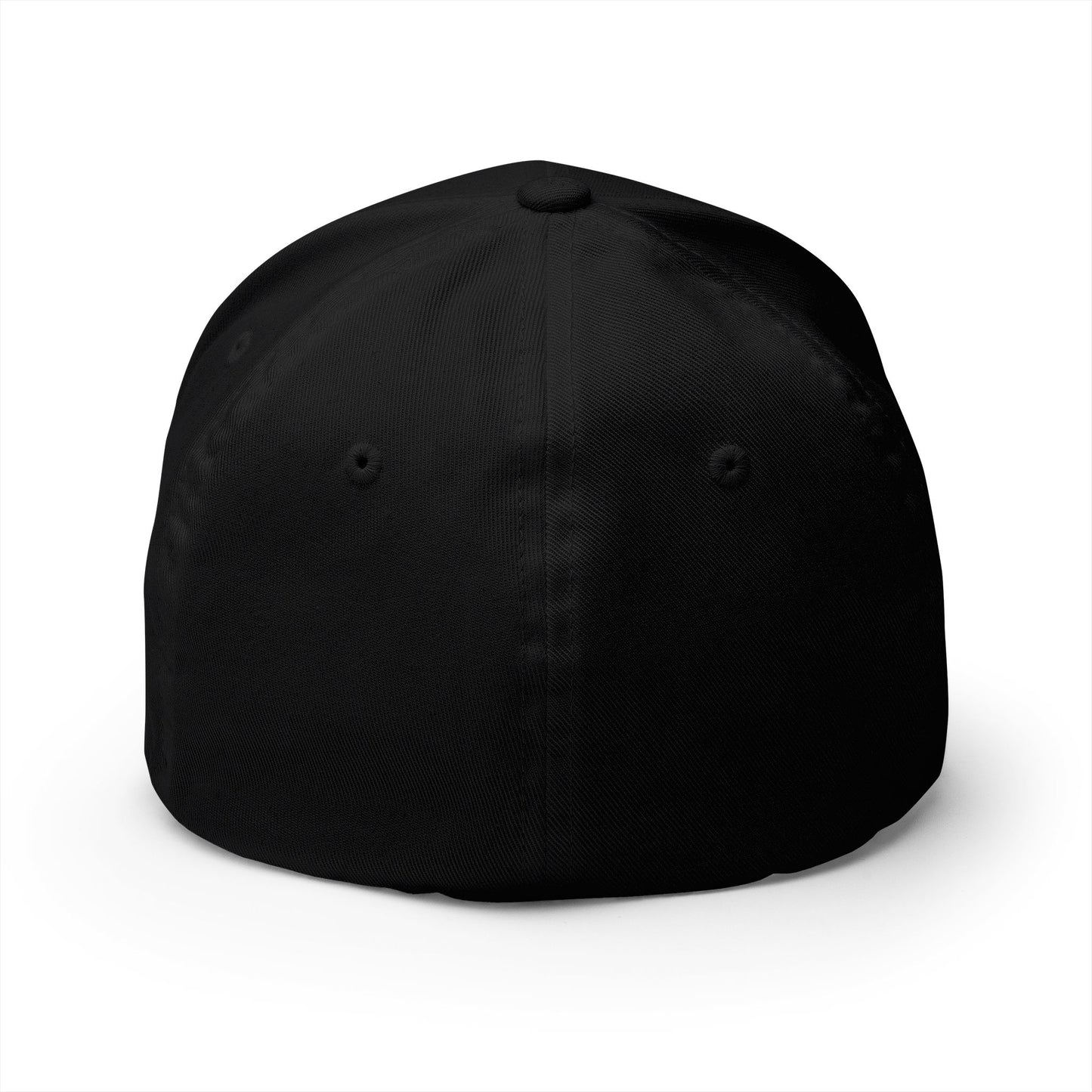 DH Raven Flexfit Cap — Premium Closed‑Back Baseball Hat