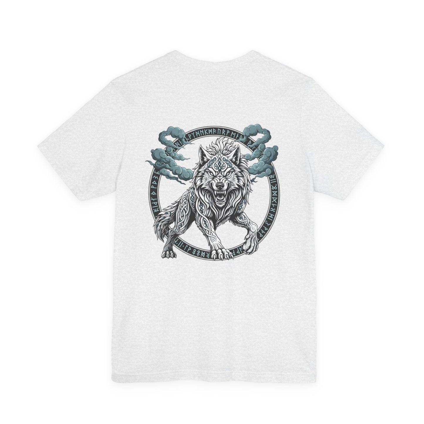 Fenrir Norse Wolf Graphic Tee — Viking Loki Mythology Shirt