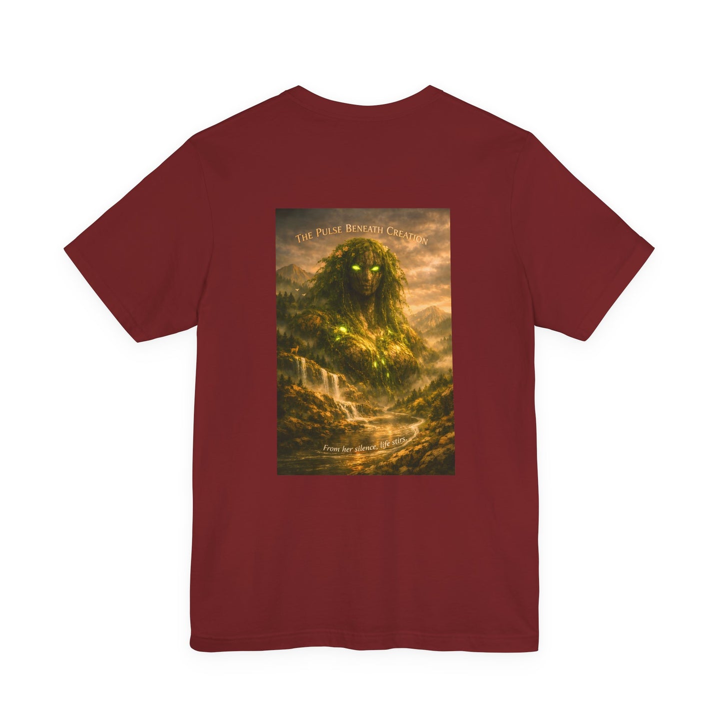 Gaia Primordial Tee — "She Was Here First. She Will Be Here Last."