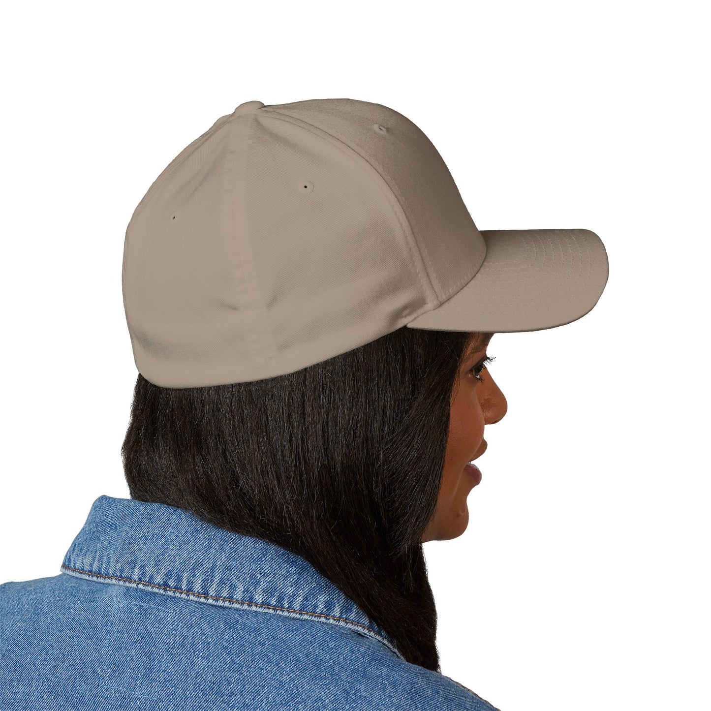 DH Raven Flexfit Cap — Premium Closed‑Back Baseball Hat