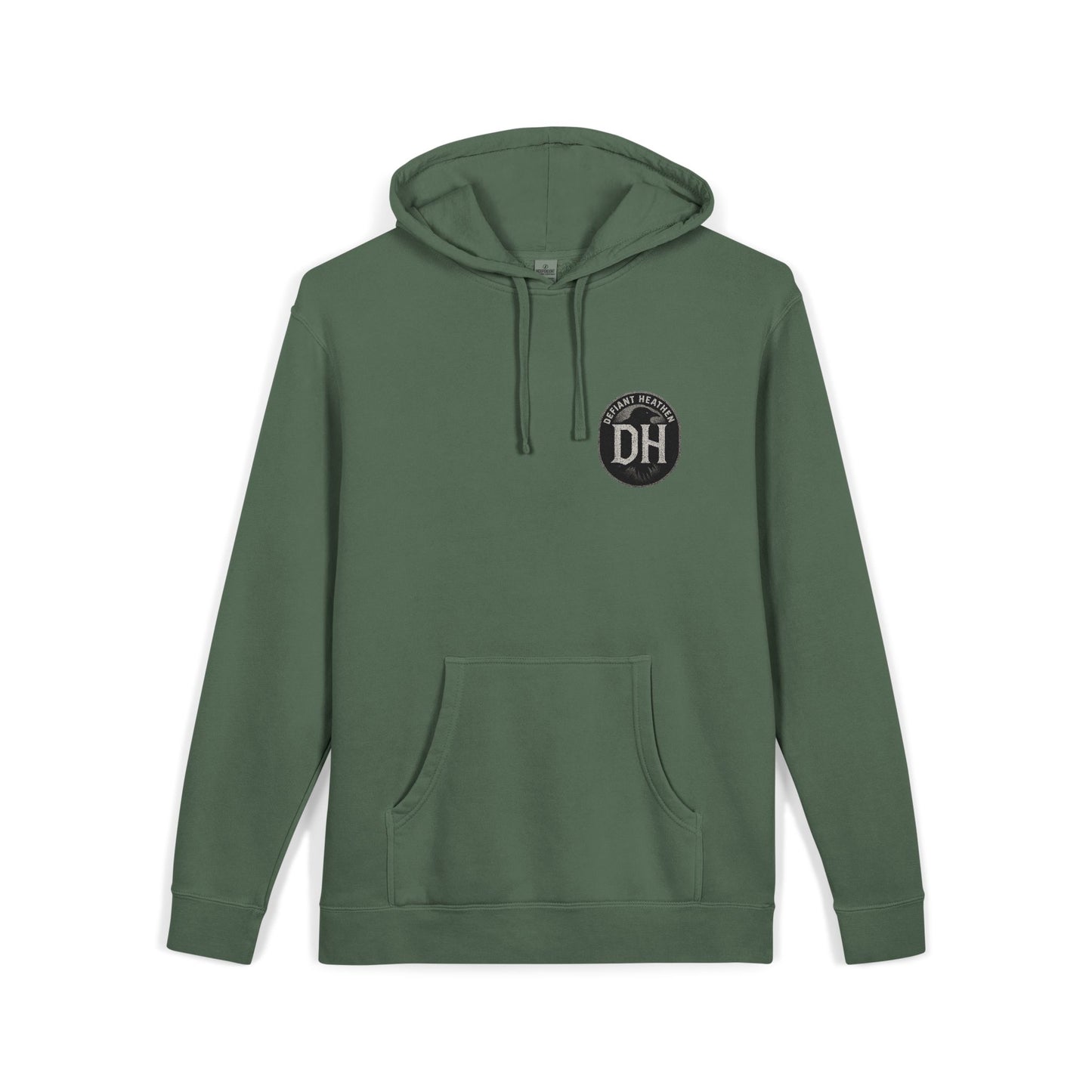 Fenrir Norse Wolf Hoodie — "Loki's Son" Rune Logo