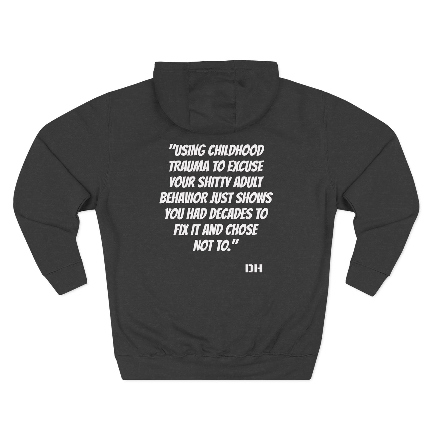 Decades to Fix It Fleece Hoodie — Bold Script Statement Pullover