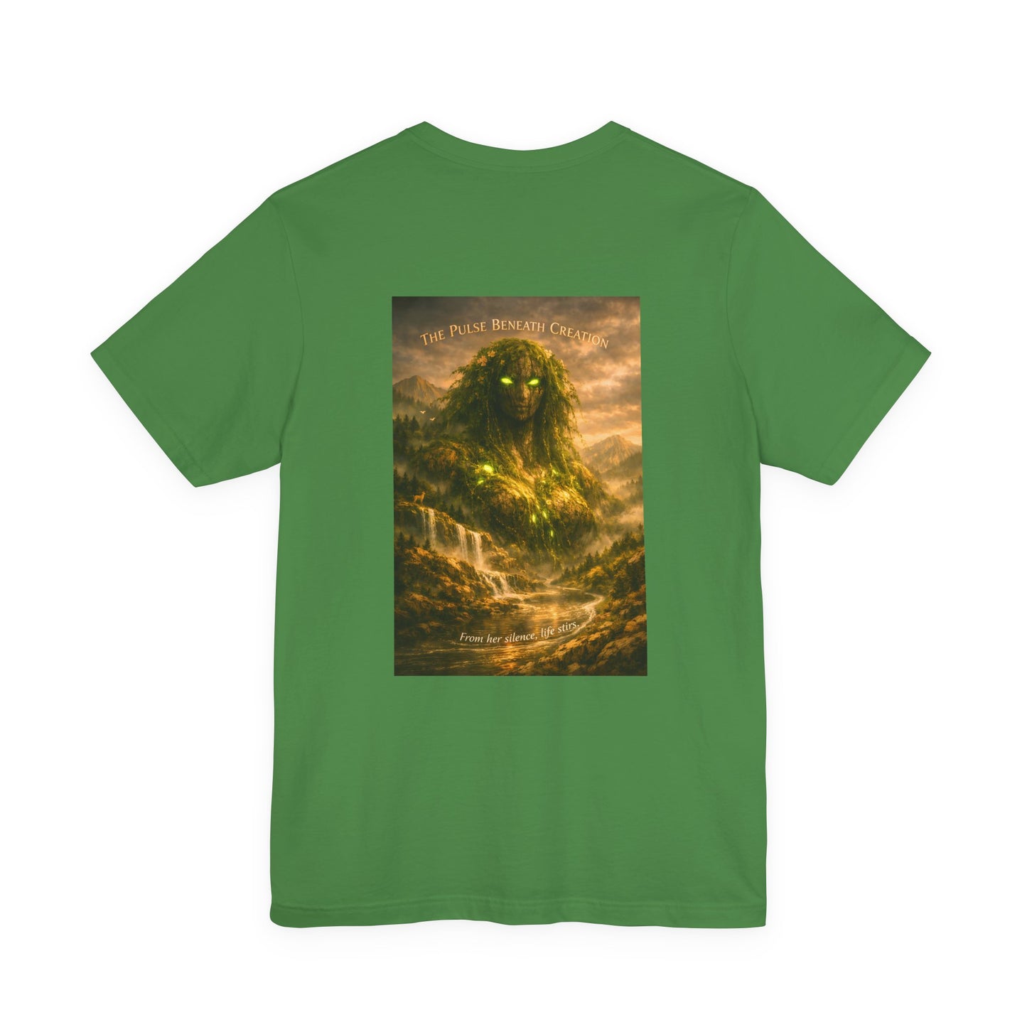 Gaia Primordial Tee — "She Was Here First. She Will Be Here Last."