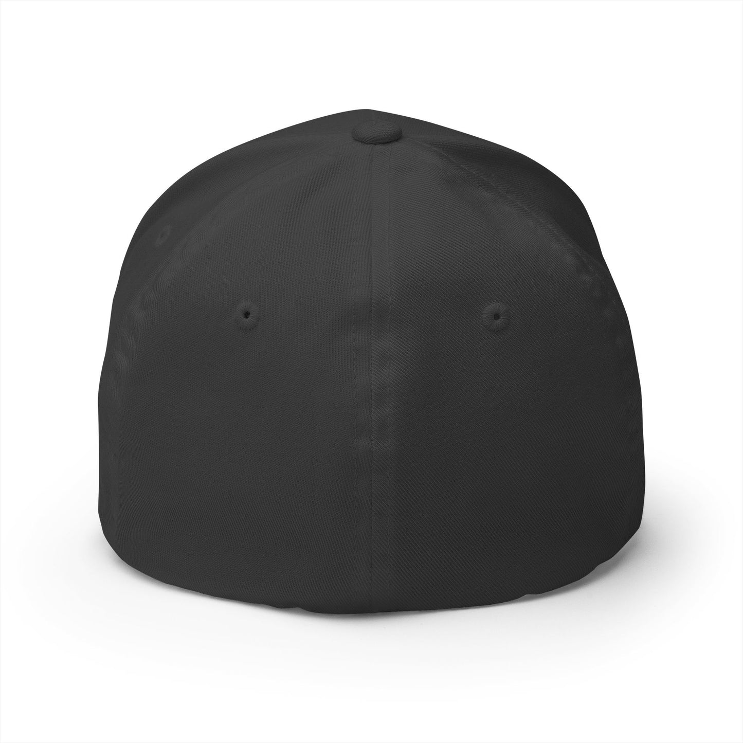 DH Raven Flexfit Cap — Premium Closed‑Back Baseball Hat