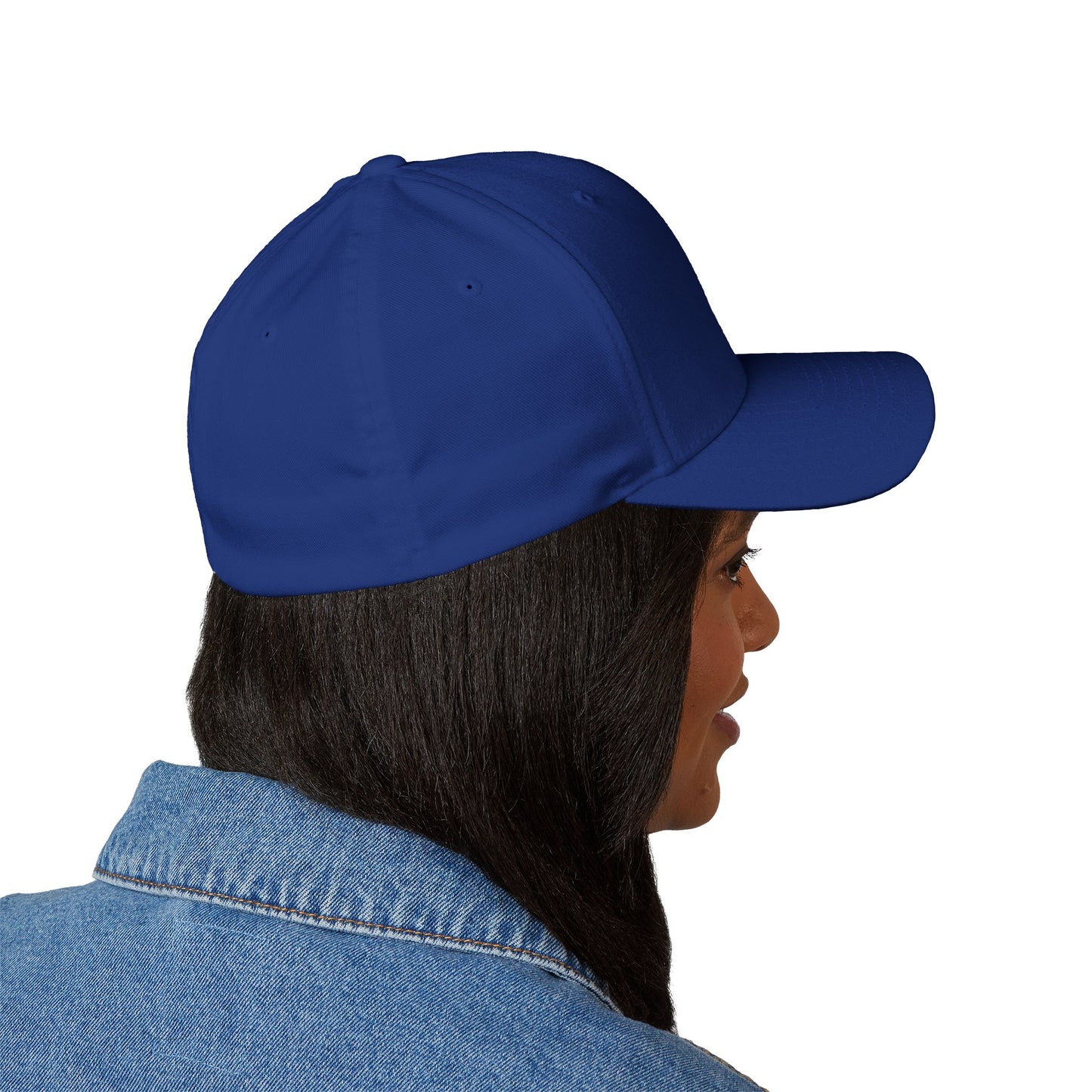DH Raven Flexfit Cap — Premium Closed‑Back Baseball Hat