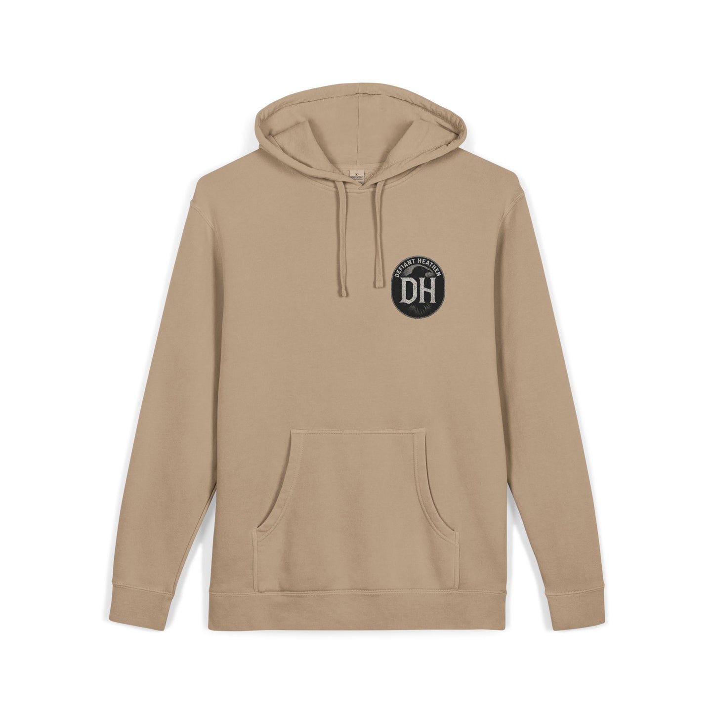 Fenrir Norse Wolf Hoodie — "Loki's Son" Rune Logo