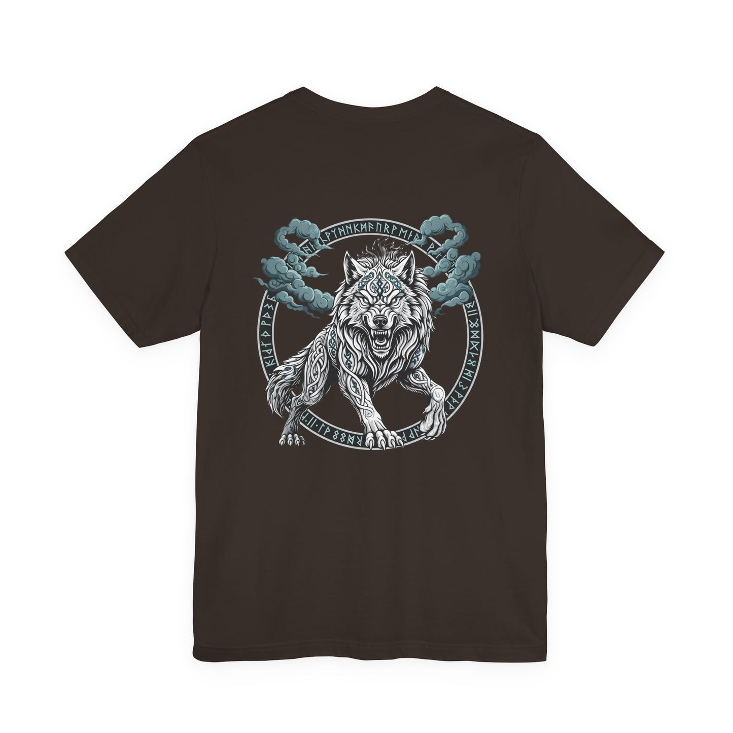 Fenrir Norse Wolf Graphic Tee — Viking Loki Mythology Shirt