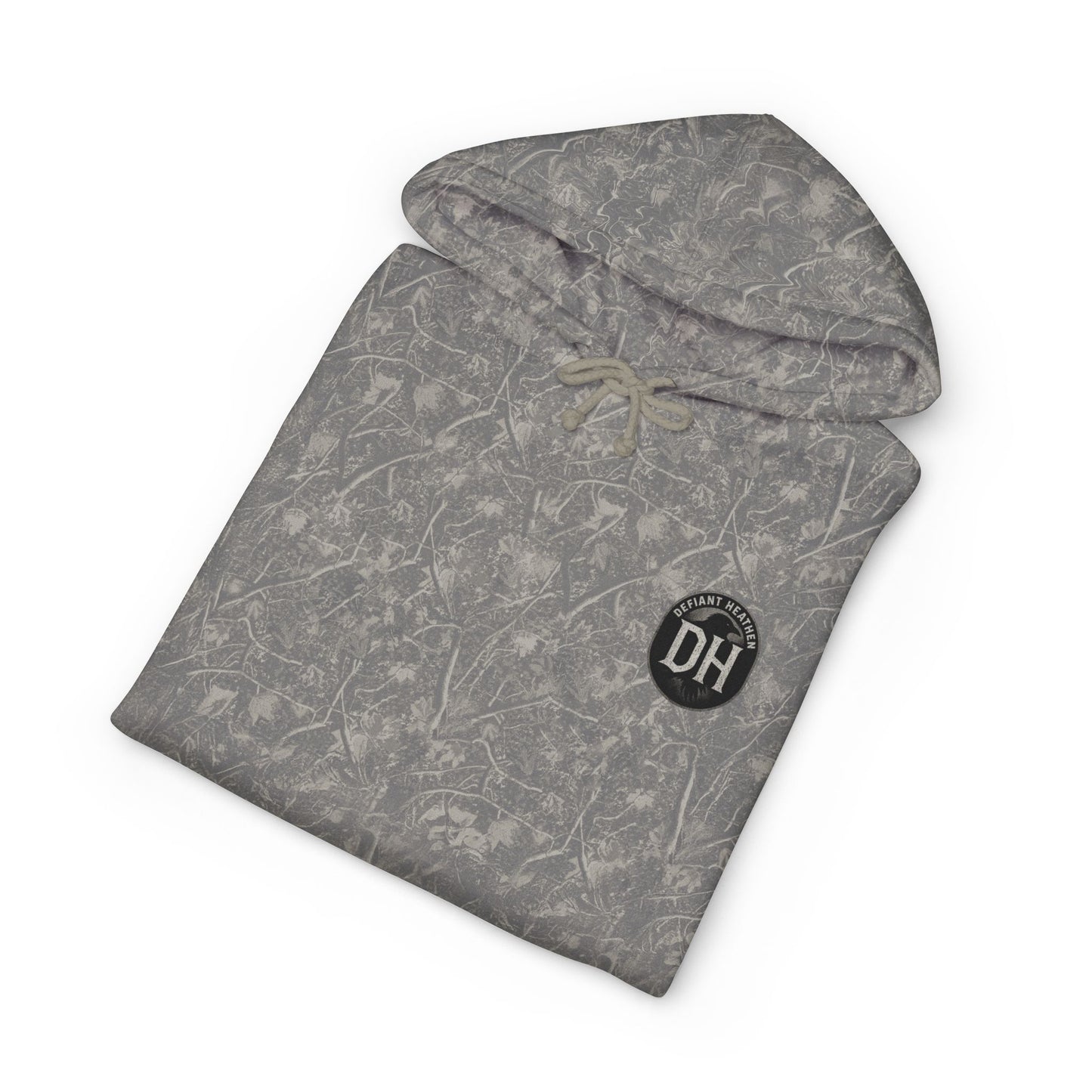 Defiant Heathen Hoodie — "No Masters, No Mercy" Graphic Pullover