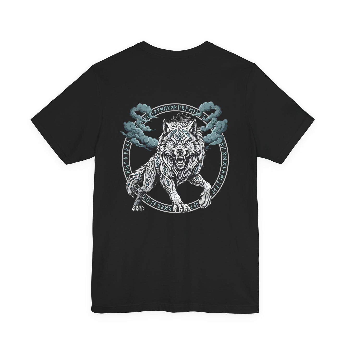 Fenrir Norse Wolf Graphic Tee — Viking Loki Mythology Shirt
