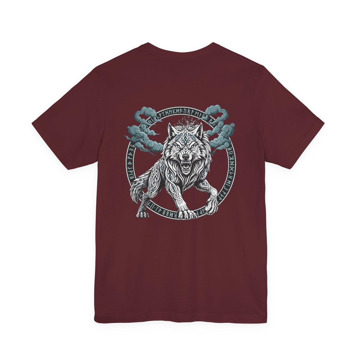 Fenrir Norse Wolf Graphic Tee — Viking Loki Mythology Shirt