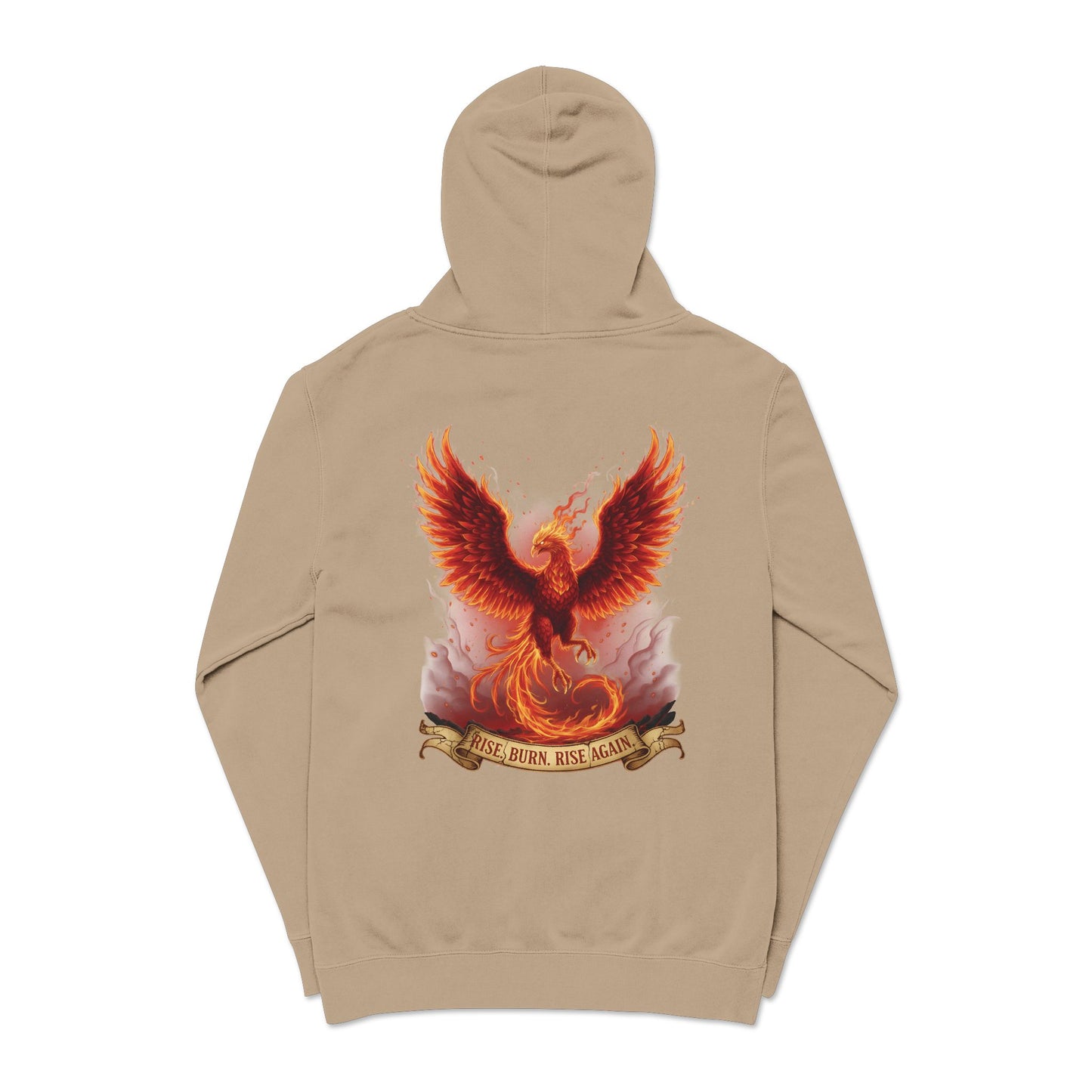Phoenix Graphic Hoodie — "Rise, Burn, Rise Again"